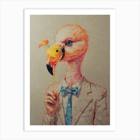 Flamingo 24 Art Print