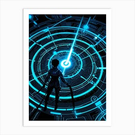 Futuristic Art 3 Art Print