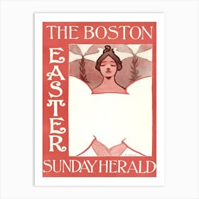 The Boston Easter Sunday Herald, Ethel Reed Art Print