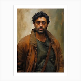 Oscar Isaac (3) Art Print