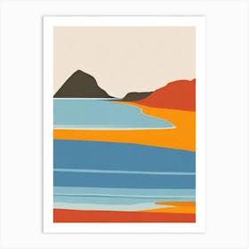 Middleton Beach Australia Midcentury Art Print