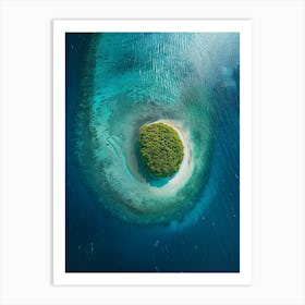 Island In The Middle Of The Ocean 1 Art Print