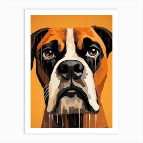 Boxer Dog 4 Art Print