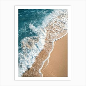 Ocean Waves On The Beach 2 Art Print