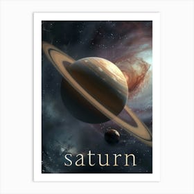 Saturn Planet 2 Art Print