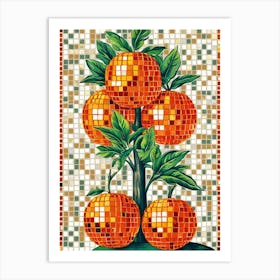 Oranges On A Tree 2 Art Print