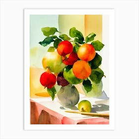 Honeydew Italian Watercolour fruit Art Print