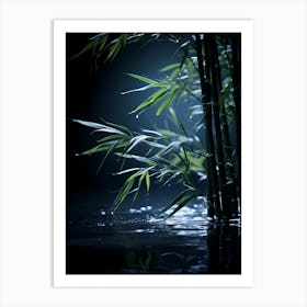 Bamboo Tree In Water 3 Art Print