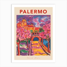 Palermo Italia Travel Poster Art Print