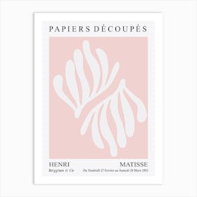 Matisse Pink Minimal Cutout 1 Art Print