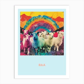 Sheep Baa Poster 1 Art Print