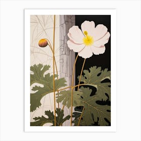 Flower Illustration Buttercup 2 Art Print