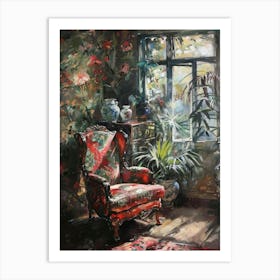 Chair In A Window Art Print