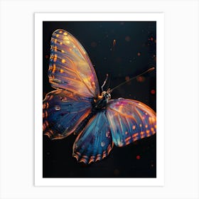 Butterfly Hd Wallpaper Art Print