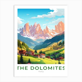 Italy Dolomites Travel Art Print