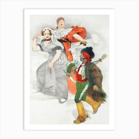 Vintage Poster (1894) Print In High Resolution By Adolphe Willette, Original From The Public Institution Paris Art Print