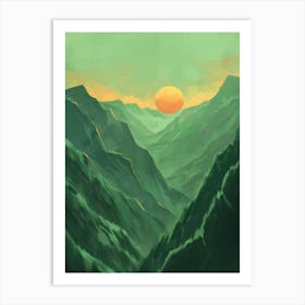 Landscape Painting 66 Art Print