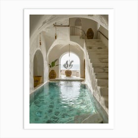 Pool In A House 1 Art Print