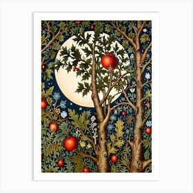 William Morris Pomegranate Tree 3 Art Print