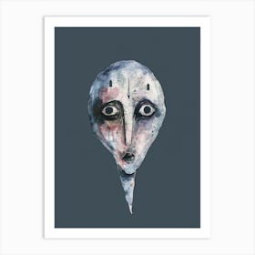 Alien Face 1 Art Print