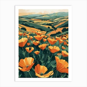 Poppies 54 Art Print