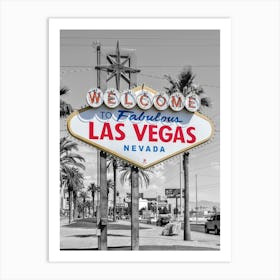 Las Vegas Sign Art Print