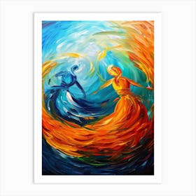 Fire And Ice Art Print