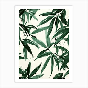 Bamboo Leaves Art Print