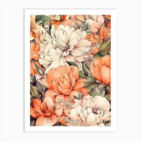 Peonies Art Print