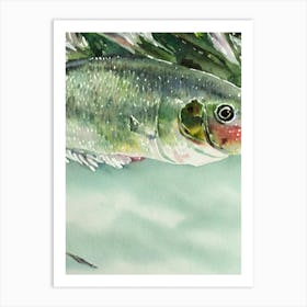 Sardine Storybook Watercolour Art Print