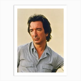 Alan Rickman Retro Collage Movies Art Print