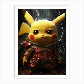 Pikachu 4 Art Print