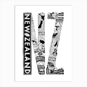 New Zealand Art Print