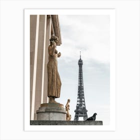 Paris Travel Poster - Eiffel Tower_2156242 Art Print