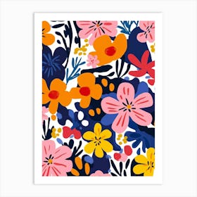 Floral Pattern 17 Art Print