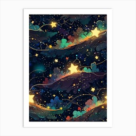 Stars In The Sky 3 Art Print