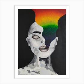 Rainbow Haze 1 Art Print