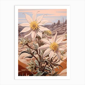 Edelweiss 1 Flower Painting Art Print