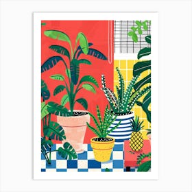 Houseplants 12 Art Print