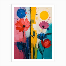 Flowers In The Sun Art Print