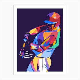 Baseball Player Art Print
