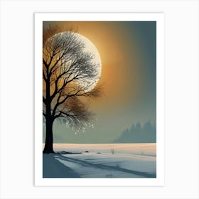 Winter Landscape Art Print