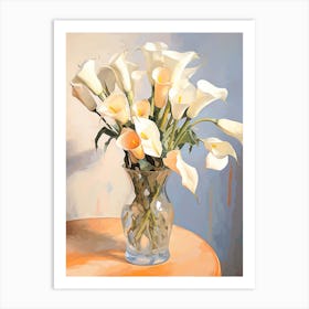 Calla Lily Flower Still Life Painting 1 Dreamy Art Print