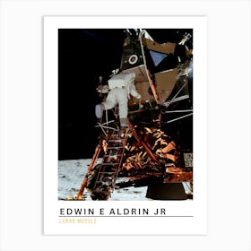 Edward E Aldrin Jr Art Print