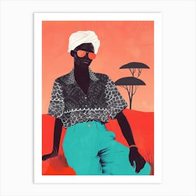 African Woman 88 Art Print