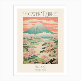 Flower Market Mount Amagi In Shizuoka Japanese Landscape 3 Poster Art Print
