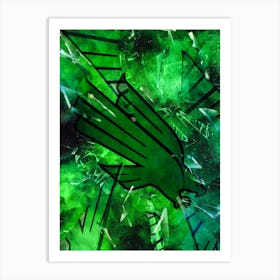 North Texas Mean Green 1 Art Print