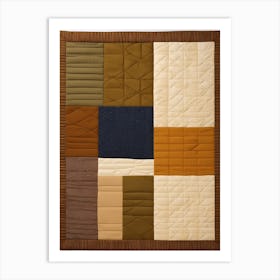 American Patchwork Quilting Inspired Art, 1232 Art Print