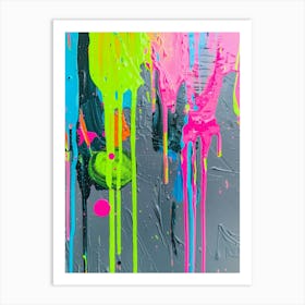 Splatter Painting Art Print