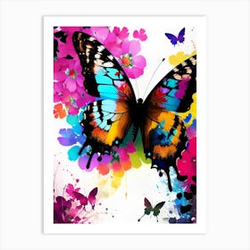 Colorful Butterfly 91 Art Print